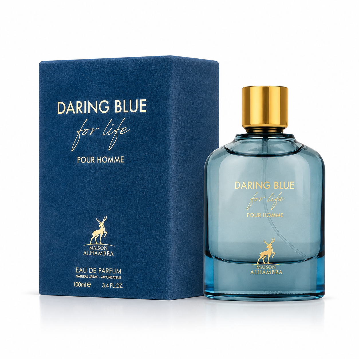 Maison Alhambra Daring Blue For Life EDP 100ml - Caballero