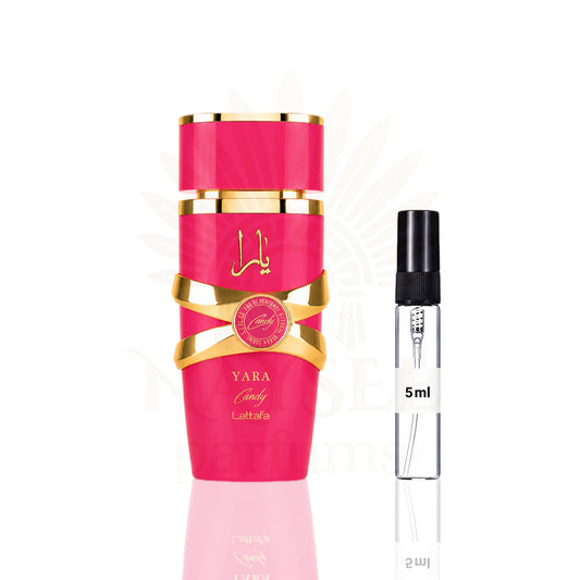 Lattafa Yara Candy Decant 5ml – Dama