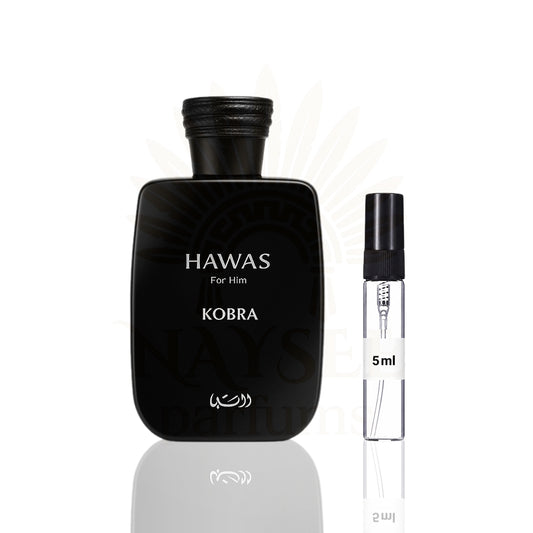 Rasasi Hawas Kobra  Decant 5ml - Caballero