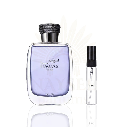 Rasasi Hawas Decant 5ml - Caballero