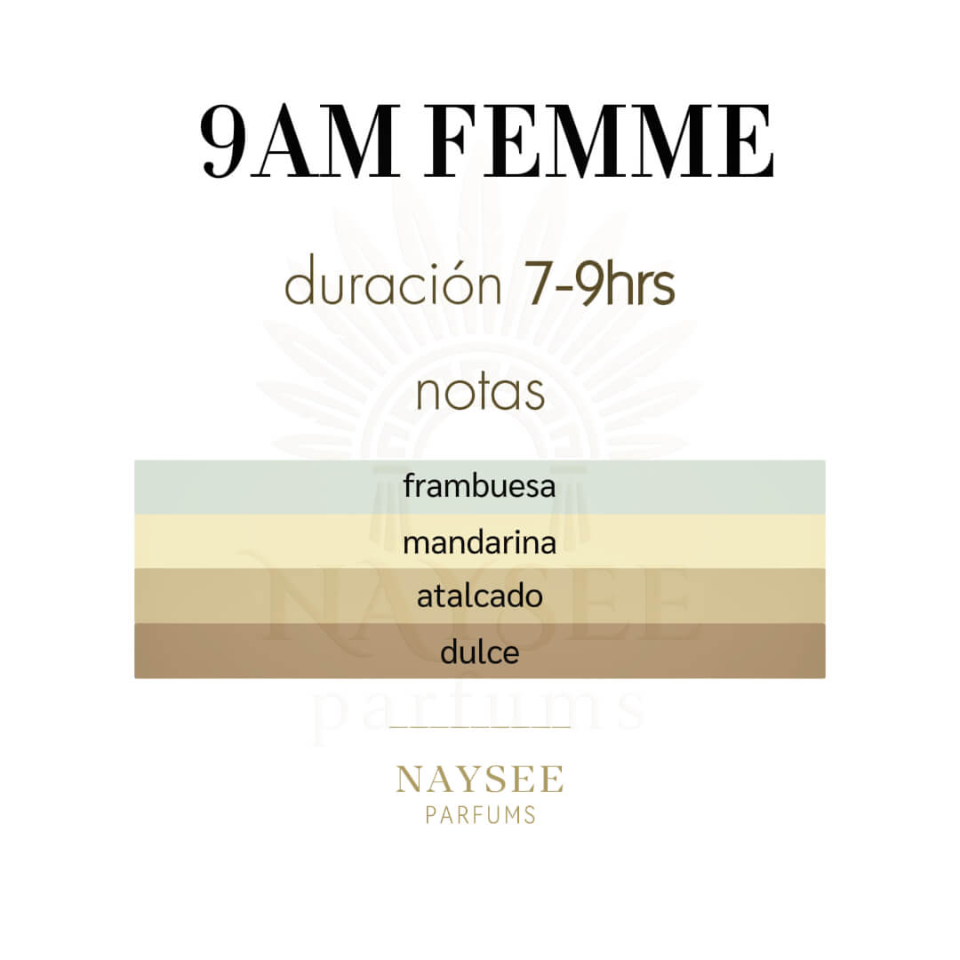 9Am Pour Femme Decant - Dama
