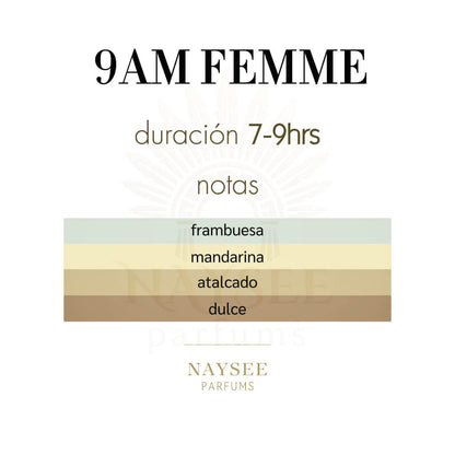 9Am Pour Femme Decant - Dama