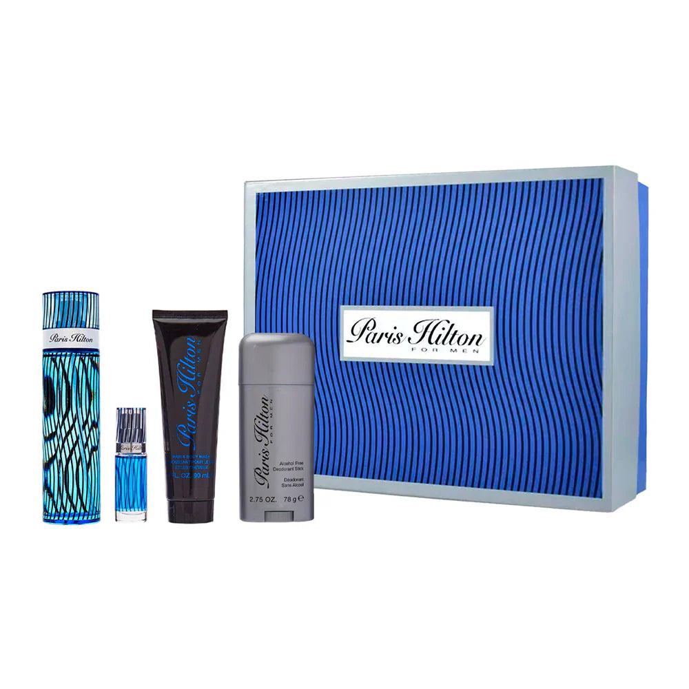 Paris Hilton for Men Estuche 4pzs EDT - Caballero