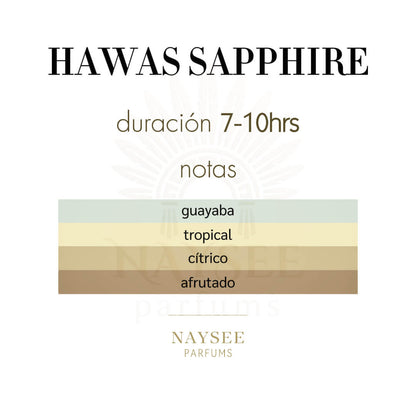 Rasasi Hawas  Sapphire 100ml - Caballero