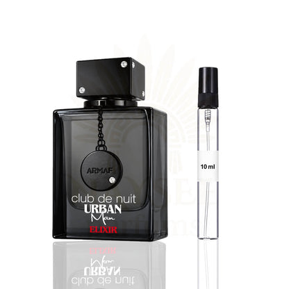 Club De Nuit Urban Man Elixir Decant - Caballero
